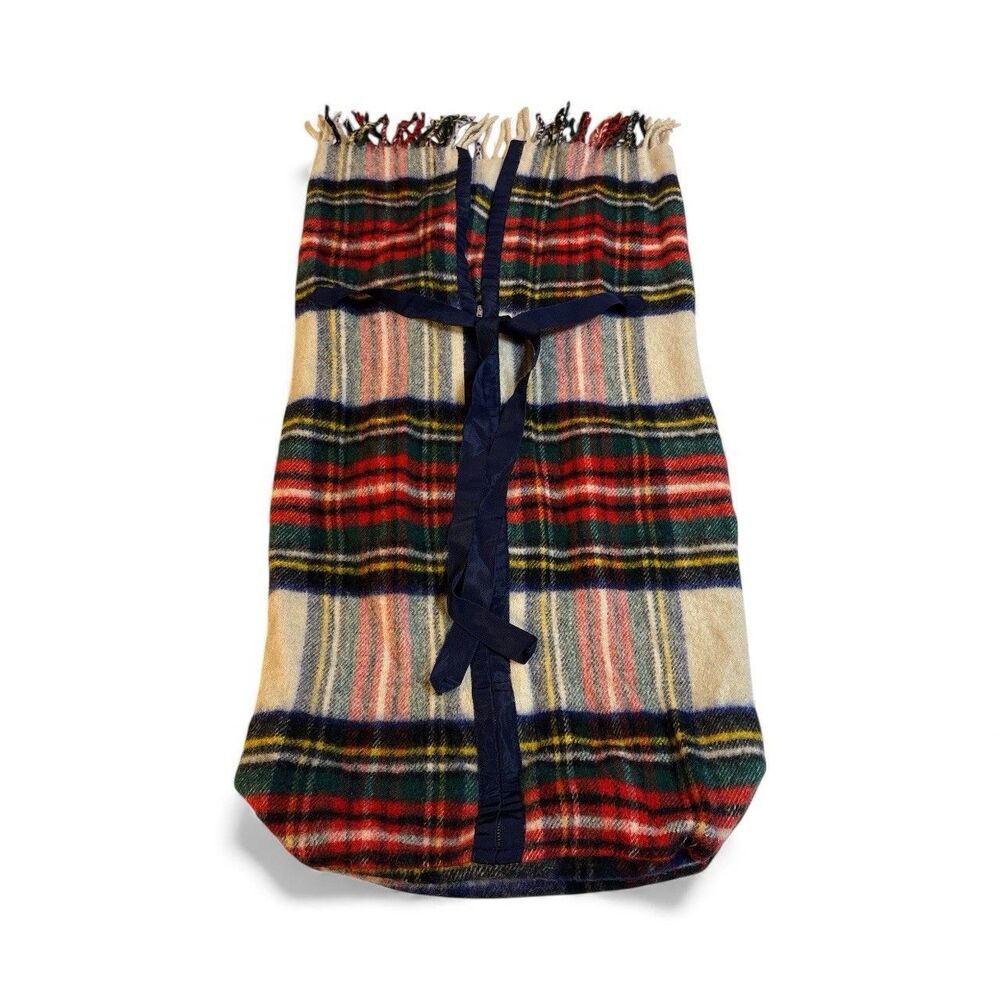 Vintage Kayso Pure Wool Pram Bunting Bag Baby Stroller Footmuff  Plaid UK